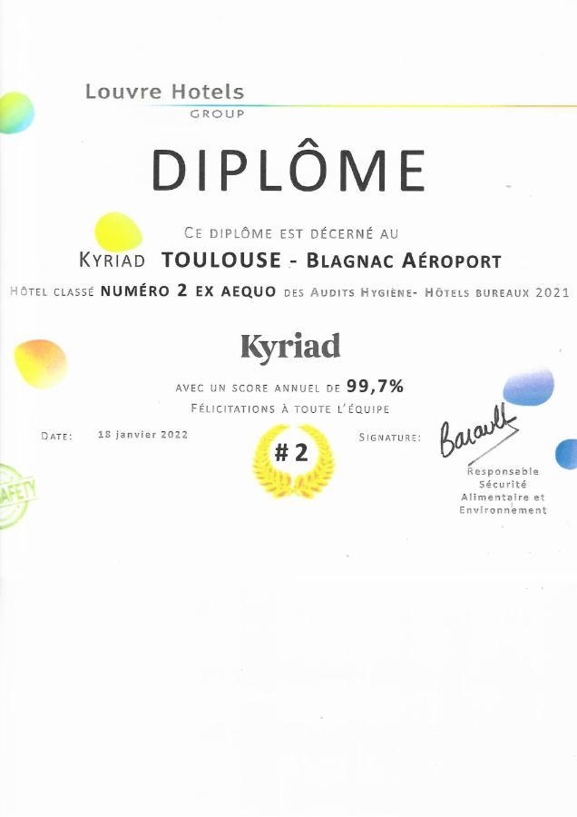 Kyriad Toulouse Blagnac Aeroport Eksteriør bilde